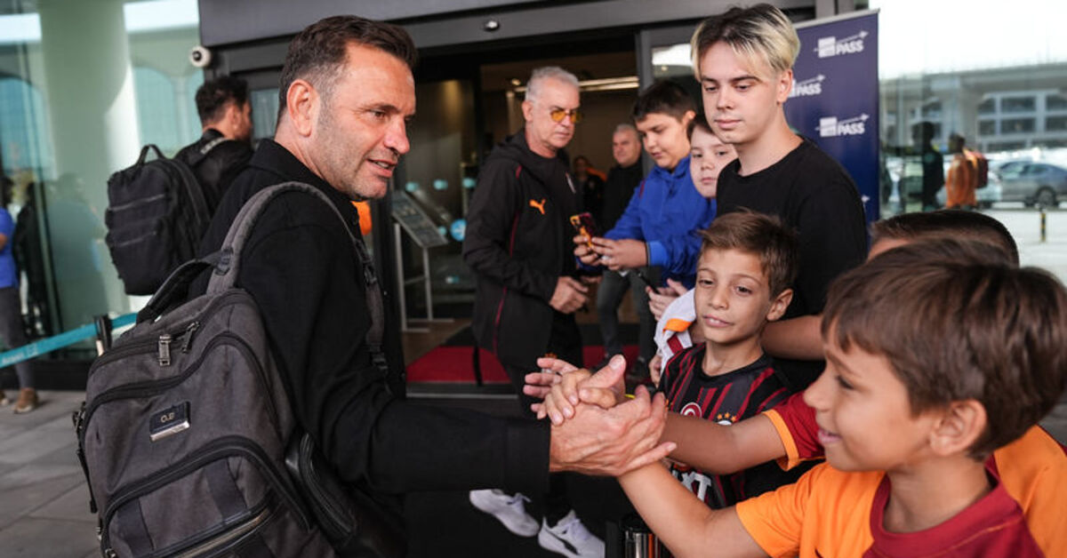 Galatasaray RFS maçı için Riga’ya gitti