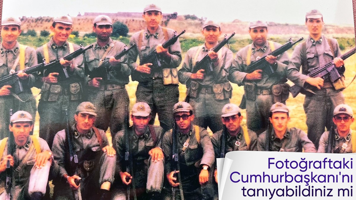 Cumhurbaşkanı Erdoğan’ın askerlik fotoğrafı ortaya çıktı