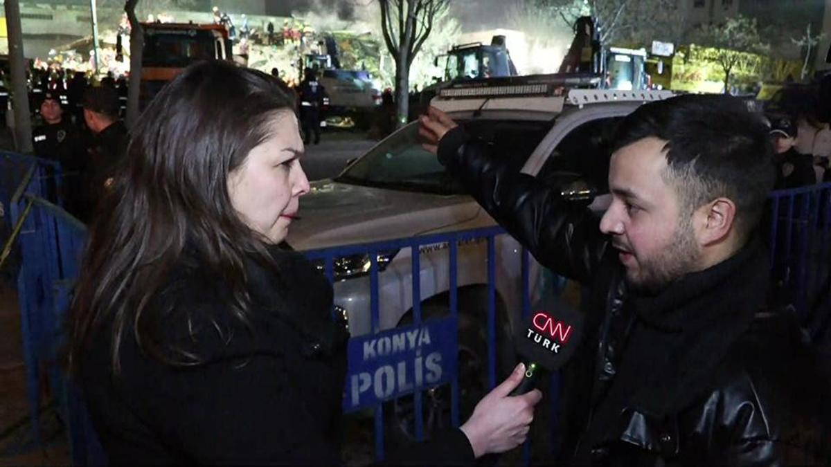 Konya’da çöken binadan yaşayan kişi olay anını anlattı | Video Haber