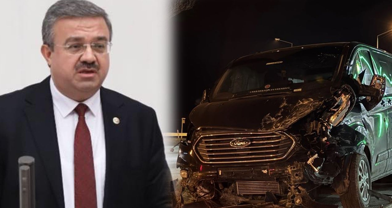 AKP’li vekil ve başkanın kaza yaptığı araç İl Özel İdaresininmiş!