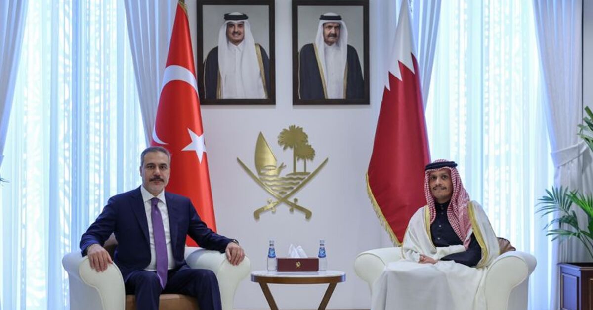 Bakan Fidan, Katarlı mevkidaşı Al Sani ile ortak basın toplantısında konuştu